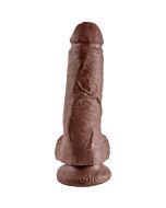 König Hahn 8 'realistische Penis braun 20,3 cm