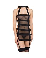 Körper gestreifter Neger