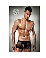 Passion 003 Männer schwarzes Leder klar s / m