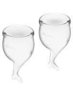 Satisfyer fühlen sich sicher Kit Copa Menstruation Transparente 15 + 20ml