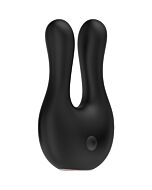 Doppelmotorischer Klitorisstimulator - außergewöhnlich - schwarz