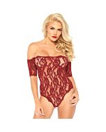 Blumenspitze Teddy Body - rot