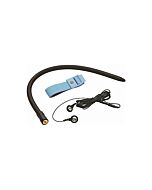 Amped Arsch Schwanz und Ball Strap mit Anal Stim schwarz