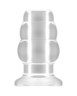 Nr. 51 - großer hohler Tunnelstoßstopfen - 5 Zoll - durchscheinend