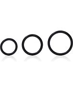 Silikonstützringe schwarz