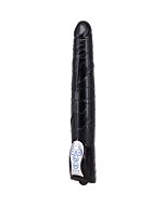 Long John - realistischer Schubvibrator - schwarz
