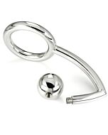 Metalhard Ring Cockring mit Anal Eindringling Haken 45mm