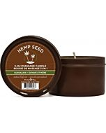 Erdkörper Guavalava Massage Kerze