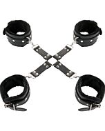 Dunkelheit Schwarzes Leder Handschellen
