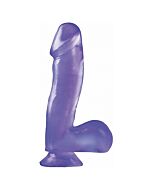 Basix Gelatine Penis Saugen lila 16 cm