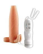 Fall Penis mit Vibrator für sie