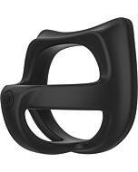 Cock Jock Silikon Splitter schwarz