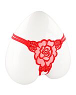 Hana Weihnachten Tanga rot Öffnung eine Größe 08