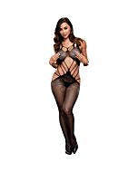 Criss Cross Bodystocking ohne Schritt