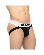 Männlich - mx200b Jockstrap schwarz und weiß l
