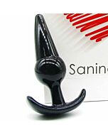 Saninex orgasmisch Analverkehr Initiations Stecker Farbe schwarz