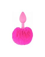 Neonhasenschwanz rosa