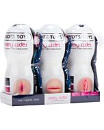 Masturbatormann Pack 3 Mund, Arsch und Fotze