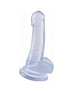 Basix transparente Gelee Penis Saugen 18 cm