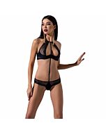 Leidenschaft Frau scharlachrot Bikini Negro s / m