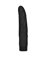 8 Zoll leicht realistische Dildo Vibe - schwarz