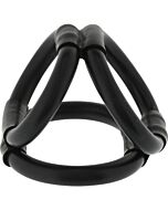 Tri Ring Cock Cage schwarz