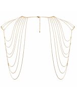 Magnifique Schultern Metallic Kette Schultern & Bac