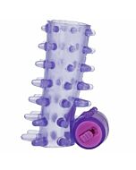 Lässiger Ring vibrierender Ärmel lila