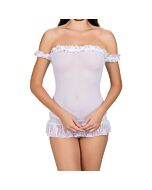 Babydoll weißer Rock