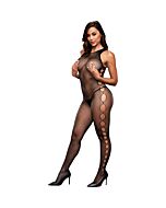 Ärmelloses Bodystocking mit offener Seite