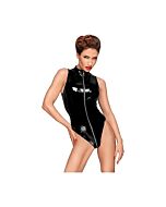 Hoch geschnittener PVC-Körper - schwarz