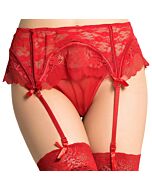 Rote Madame Hosenträger