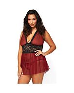 Leg Avenue schiere Halfter Babydoll & String