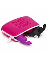 Glückliches Kaninchen Aufbewahrungskoffer kleines Rosa