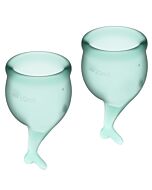 Satisfyer fühlen sich sicher Kit Copa Menstruation Verde 15 + 20ml