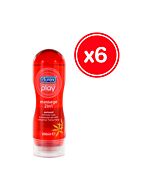 Durex Play Gel 200 ml sinnliche Massage (6 Stück)