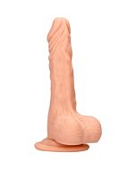 Realistischer Dildo mit Kugeln - 23 cm - Fleisch