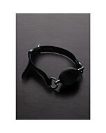 Ovaler Silikonkugelknebel schwarz