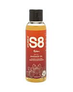 S8 Massageöl grüner Tee & lila Blüte 125ml