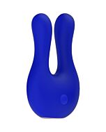 Doppelmotorischer Klitorisstimulator - außergewöhnlich - blau
