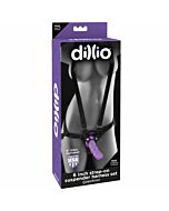 Dillio Riemen am Gurt mit Riemen und Dildo 15 cm