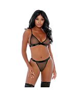 Gegensätze ziehen kontrastierende Dessous Negro an
