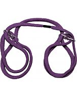 Manschetten aus 100% Baumwolle, Handgelenk oder Knöchel Baumwolle - lila