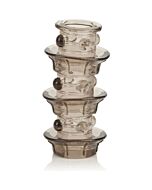 Dreifachringabdeckung - grau