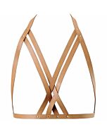 Neugierige Schmuck Labyrinth Halfter BH Geschirr braun