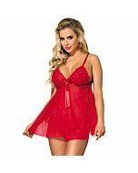 Rotes Schleifen-Babydoll