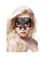 Prinzessin schwarze Spitzenmaske - schwarz