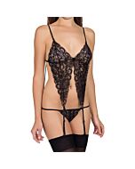 Babydoll schwarz Regen schwarz