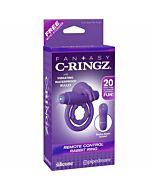 Fantasie c-Ring ringz lila Vibrator Fernbedienung