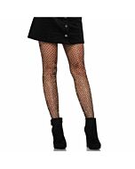 Leg Avenue Lurex Industrial Net Strumpfhosen schwarz eine Größe